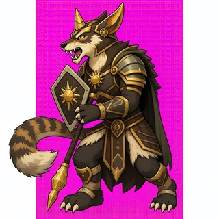 original adult beast enemy, facing west