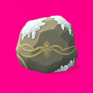 frosted small rock