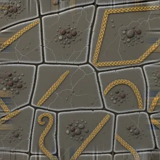 frosted flat paving