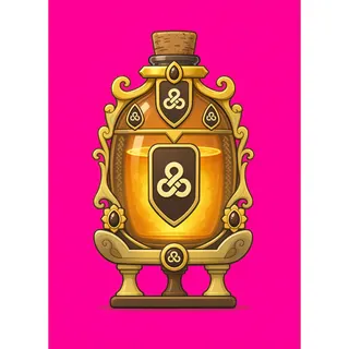 healing potion, ornate design