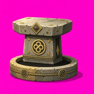 weathered relic pedestal