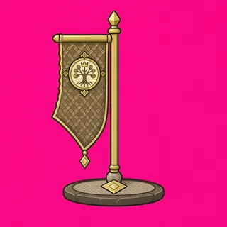 checkpoint flag, ornate design