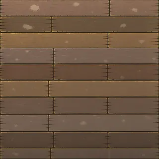dust-covered weathered plank floor