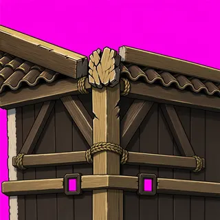 roof edge, damaged