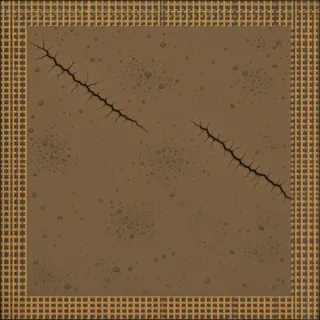weathered earthen floor