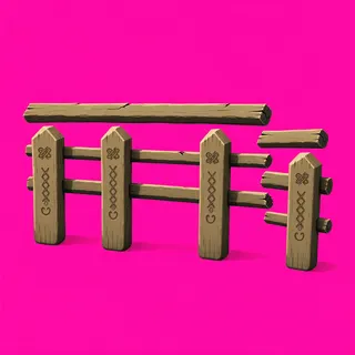 damaged short fence