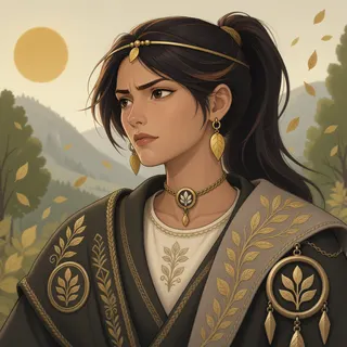 original adult healer, determined expression