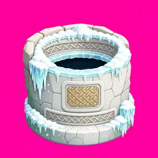 frosted well