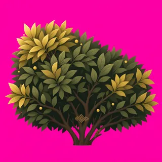 overgrown low bush