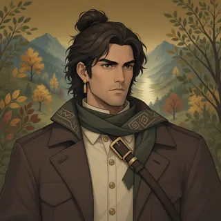 original adult explorer, determined expression