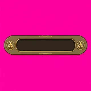 empty status bar frame, pressed state