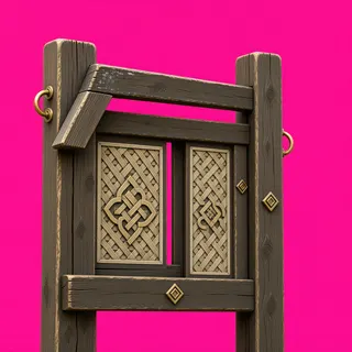 weathered gate