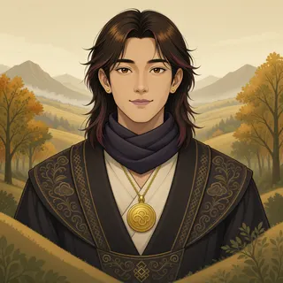 original adult scholar, calm expression