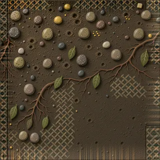 clean woodland soil