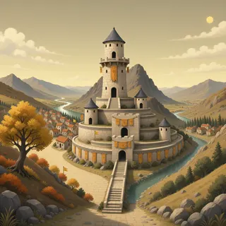 ancient landmark at daylight