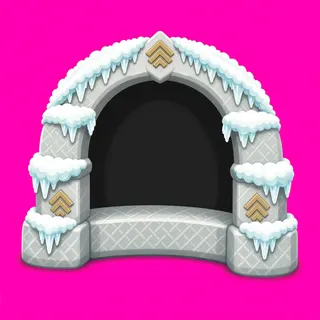 frosted archway