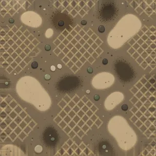 dust-covered earthen floor