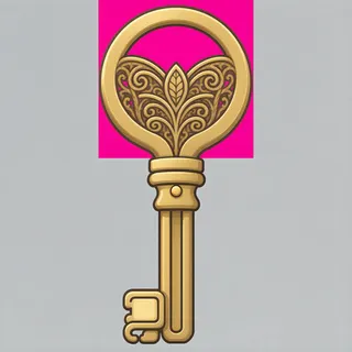 key, ornate design