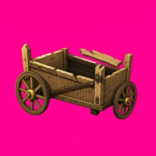 damaged abandoned cart