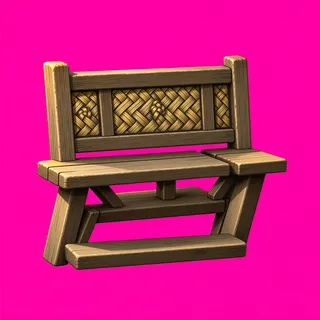 weathered bench