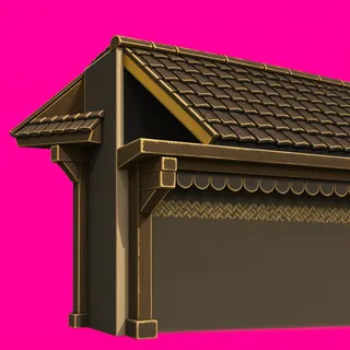 roof outer corner, weathered