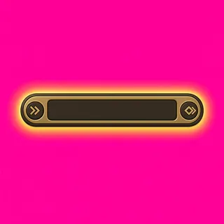 empty status bar frame, hover-highlighted state