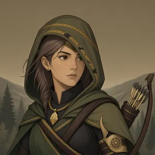 original adult ranger, calm expression