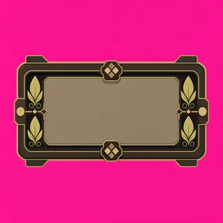 empty menu panel, pressed state