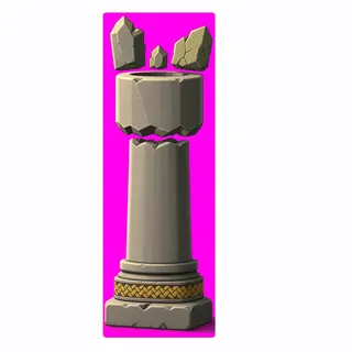 clean broken pillar