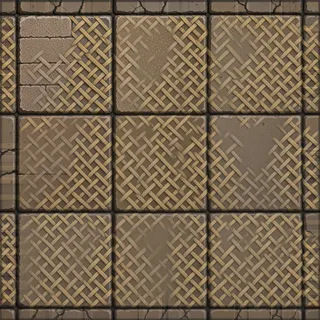 weathered rough stone floor