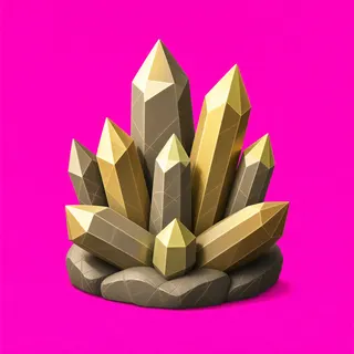 clean crystal cluster