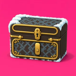 frosted storage chest