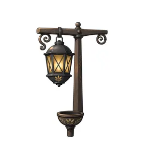 clean lantern post