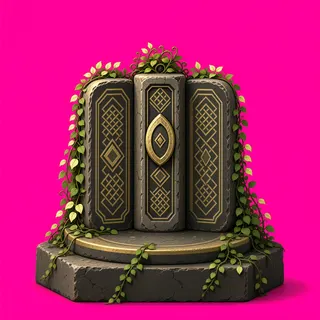 overgrown relic pedestal