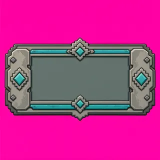empty dialogue frame, disabled-muted state