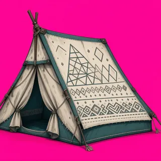 weathered tent