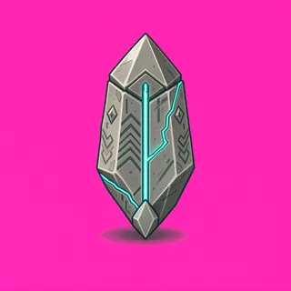 energy crystal, plain design
