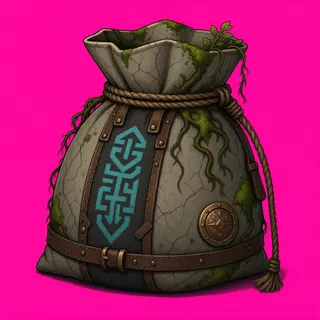overgrown supply sack
