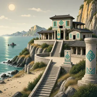 hidden shrine at daylight