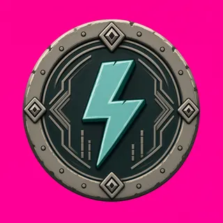 lightning bolt, plain design