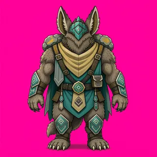 original adult beast enemy, facing north