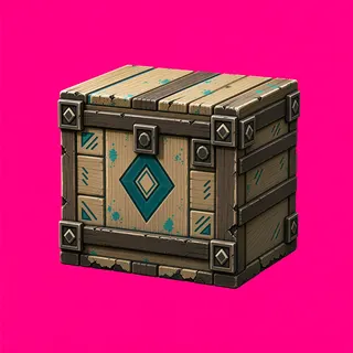 damaged wooden crate