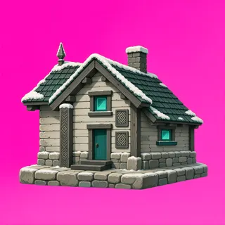 frosted small dwelling