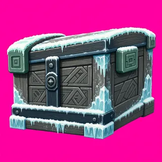 frosted storage chest