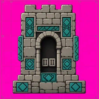 wall end cap, intact