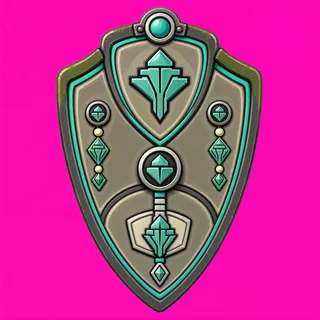shield, rare accent design