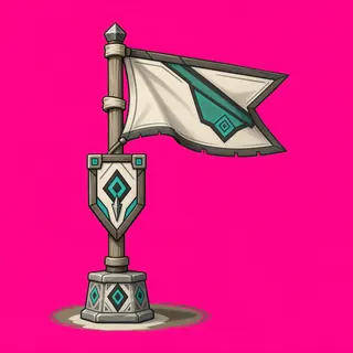 checkpoint flag, rare accent design