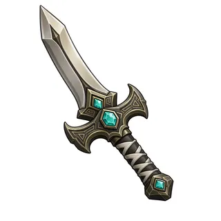 sword, ornate design