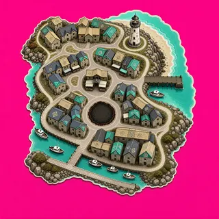 scorch mark, dense arrangement