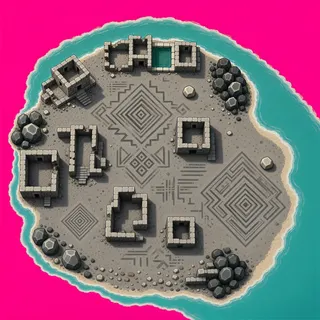 dust patch, irregular arrangement